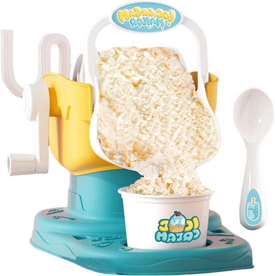 IJsmachine Thuis - Dessertmaker Yoghurtmachine - Zelf IJs Maken - Eenvoudig Schoon te Maken - 175x221x192cm - Geel van Merkloos