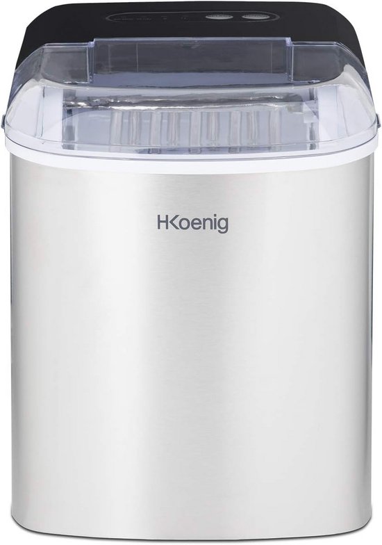 IJsmachine voor 12 kg ijsblokjes per dag - Compact & Draagbaar IJsmaker - 2 Formaten van Merkloos