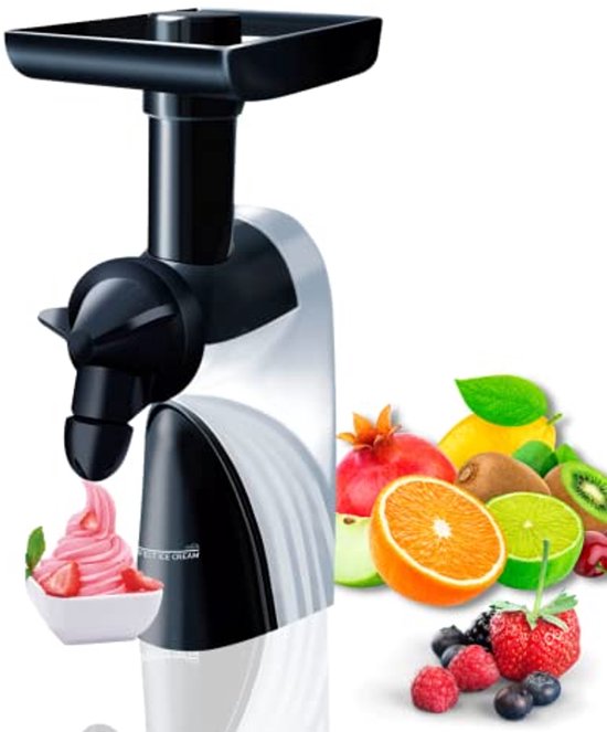 IJsmachine voor Perfecte IJscreaties - Eenvoudig te Gebruiken, 100% Natuurlijke en Glutenvrije Sorbet van Merkloos