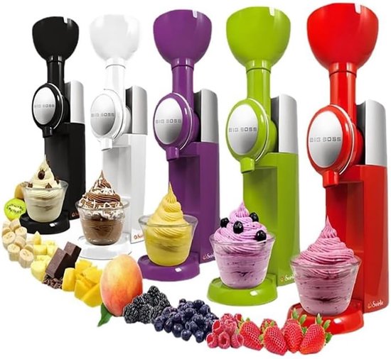 IJsmachine Voor Thuis - Dessertmaker - Zelf IJs Maken - Compact Formaat - 500 Ml Capaciteit - Zwart van Merkloos