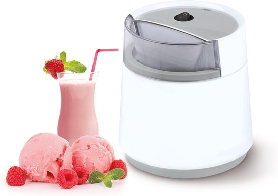 Ijsmachine - Wit- ijs machine- milkshake machine- schepijs- schep ijs- 800 ml