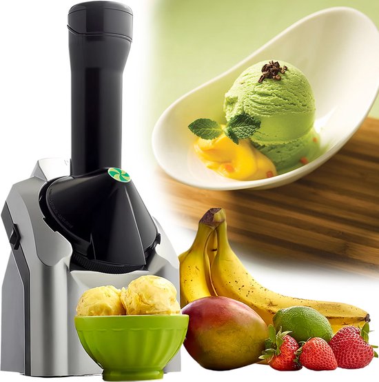 Ijsmachine - Zachte Serveermachine voor Gezonde Bevroren Desserts - Perfect voor Yoghurt, Sorbet en Sorbet van Merkloos