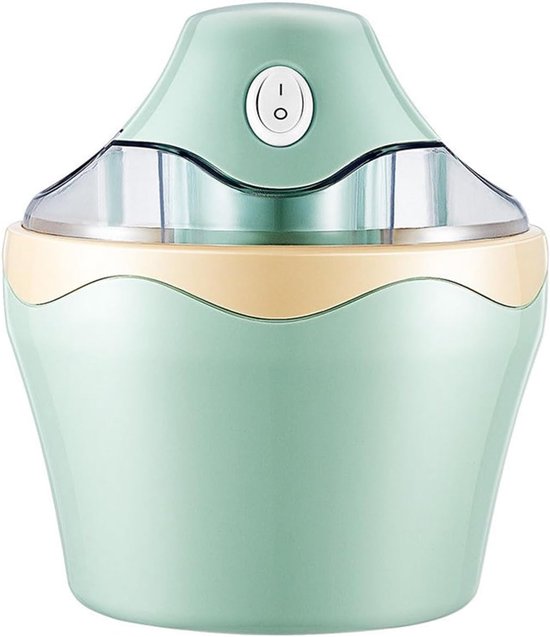 IJsmachine Zelfgemaakt - Dessert Maker - Snelle Desserts - Volautomatisch DIY - 500 Milliliter - Rood van Merkloos