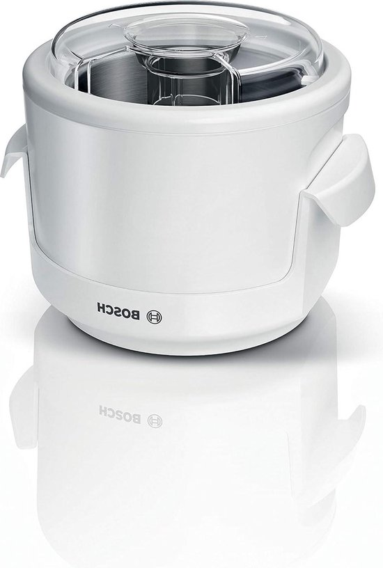 Ijsmaker accessoire - zelf ijs maken - capaciteit 550ml van Merkloos