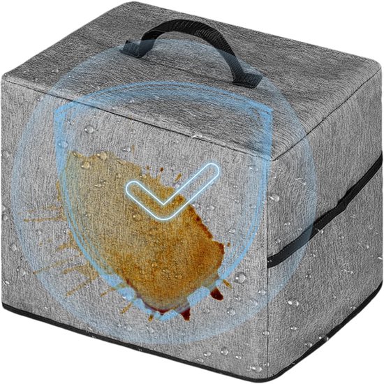IJsmaker Deksel - Beschermhoes Apparaat - Apparaat Schoon Houden - Met Opbergvakken - 36 x 26.5 x 29 cm - Meerkleurig