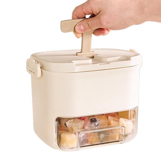 IJsmaker Lade - Ijsmachine Container - Keuken Thuis - Onzichtbare Handgreep - 20 x 16 x 17 cm