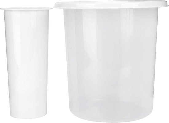 Ijsmaker voor geschoren ijs - Softijs vorm ijsemmer - Drankjes koelen - Transparant ontwerp