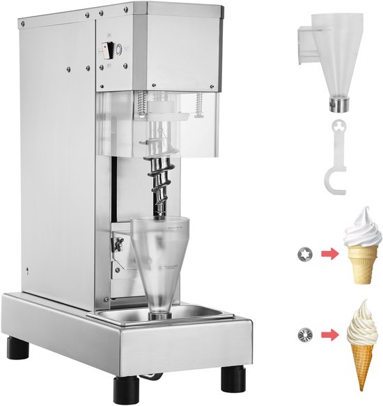 Ijsmixer Ijsmachine Roerder RVS 750w voor Commercieel Gebruik van Buffalo