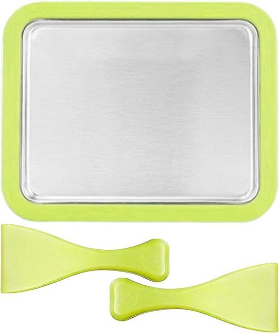 IJsroller - IJsmachine - Desserts Maken - Roestvrij Staal - 26 x 21 cm - Groen
