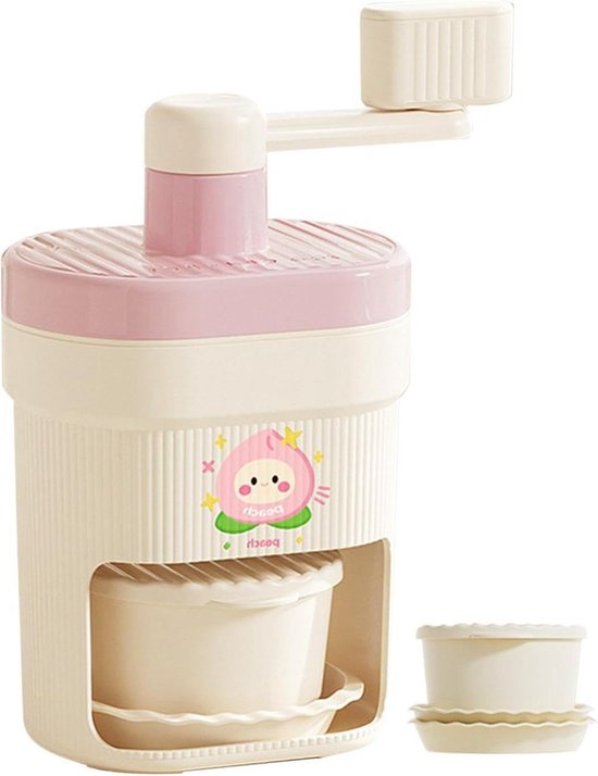 IJsschaafmachine - IJsrasp - Drankjes Maken - Handmatig Bedienbaar - 23 cm Hoog - Wit