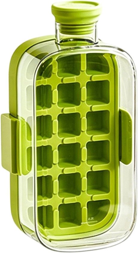 IJsvormfles - IJsmachine - Dranken Koelen - Tijdbesparend Ontwerp - 800ML - Meerkleurig