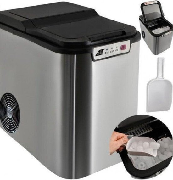 Ilso ijsblokjes machine - ijsmachine - ijsklontjes - ice cube maker - 12KG/24U - 120W van Ilso