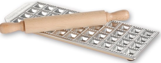 Imperia Raviolivorm Classic Small met Deegroller - 44 Vormen - 25 x 25mm van Imperia