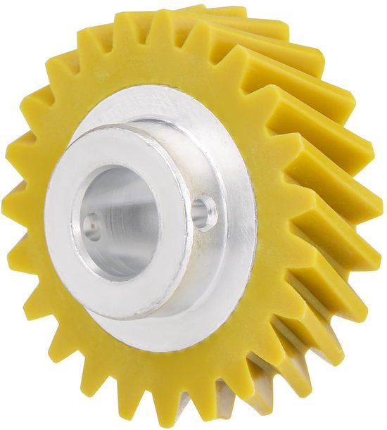 IMstore - Worm Gear Mixer - Vervangingsonderdeel - Geel - Geschikt voor Whirlpool Mixers - Hoogwaardige kwaliteit - Inclusief accessoires