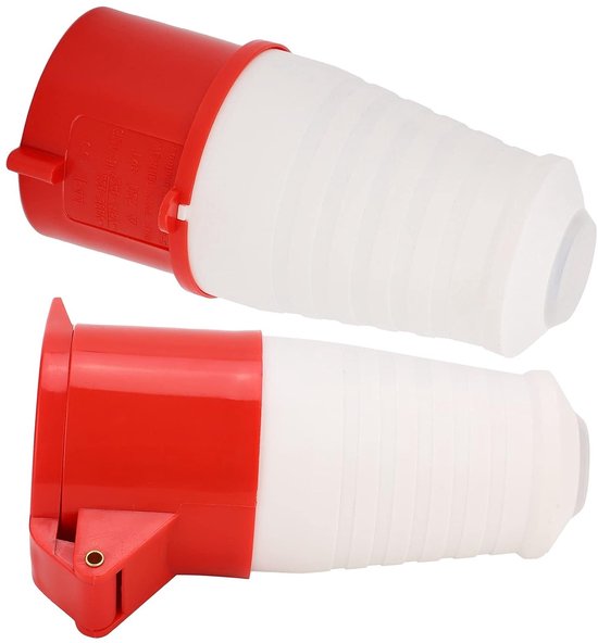 Industriële 5-Pin Connector Set voor 3-Fase Verbindingen - Waterdicht en Explosiebestendig tot 32A, 220-380V, 240-415V, Professionele Accessoires voor Elektrische Installaties
