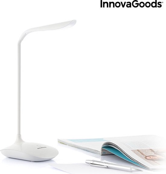 Innovagoods  Led Nachtlampje - Nachtlampje - Aanraakgevoelig - Oplaadbaar - Nachtlampje slaapkamer van InnovaGoods