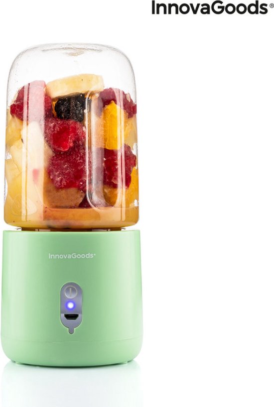 Innovagoods - Smoothie blender - Oplaadbaar - Voor Op Werk - Groen van InnovaGoods