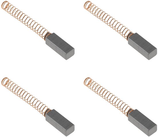 Inovra - 4 Stks Koolborstels voor Krups Mixer 5x6x15mm