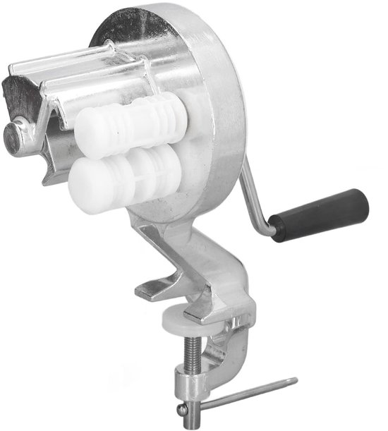 Inovra - Cavatelli Maker - Handmatige Pasta Maker - Roestvrijstalen Noedels Pers - Compact en Gebruiksvriendelijk - Ideaal voor Thuis Koken - Zilver