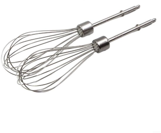 Inovra - Set van 2 handmixers, roestvrijstalen eierklopper, handmixer, vervangende kloppers voor Kenwood handmixers, accessoires (12 draadstangen*)