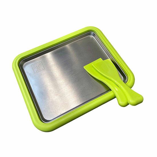 Instant RoliJsmachine met Professionele Koelplaat - Snelle IJsbereiding, Gemakkelijk Te Reinigen van PROLINE