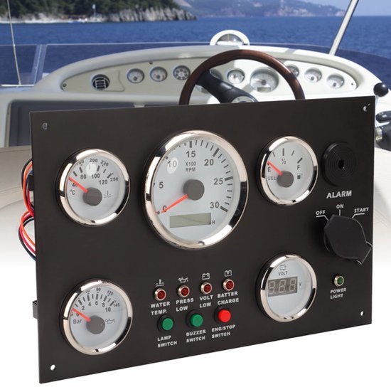 Instrumentenpaneel, motordashboard Instrumentenpaneel Resterend oliepeil Olievolume Spanningswaarde voor landbouwmachines(12V)