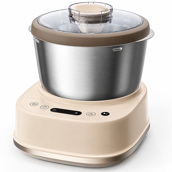 Intelligente Deegmaker 5L - Automatische Deegkneder - Voor Tot 2,5 kg Deeg - Grote Familiecapaciteit - Arbeidsbesparend Kneden