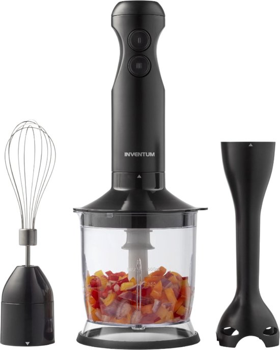 Inventum Mx350B Staafmixer Set Zwart van Inventum