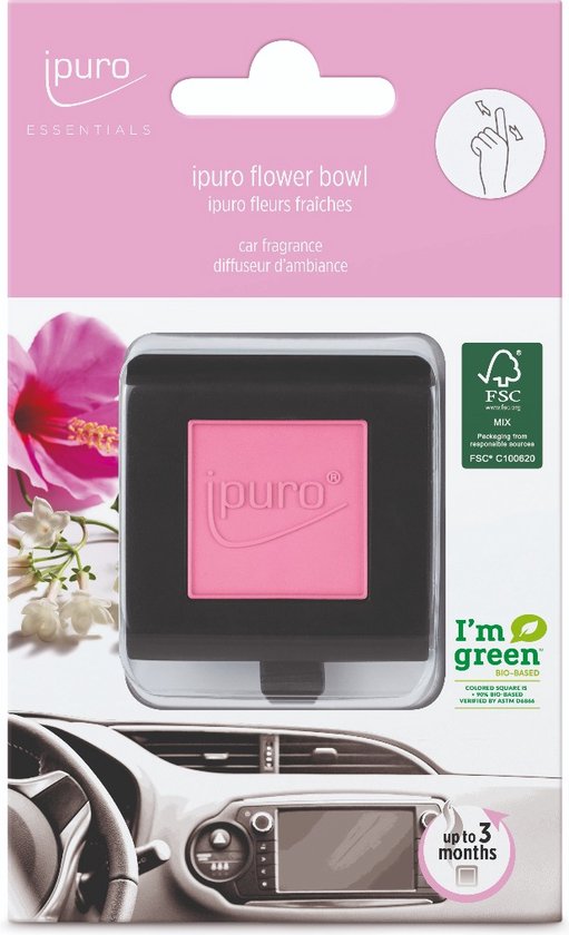 Ipuro - Car Fragrance - Flower Bowl (1 stuk) van Merkloos