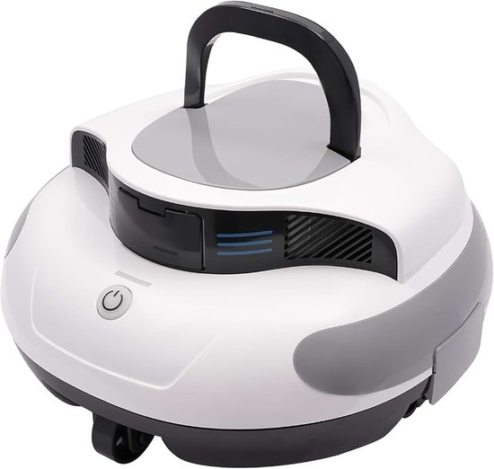 IPX8, zwembadreiniger, vloer en muur, 100 minuten reinigingstijd, zwembadrobot met accu, zwembadstofzuiger, vloerzuiger