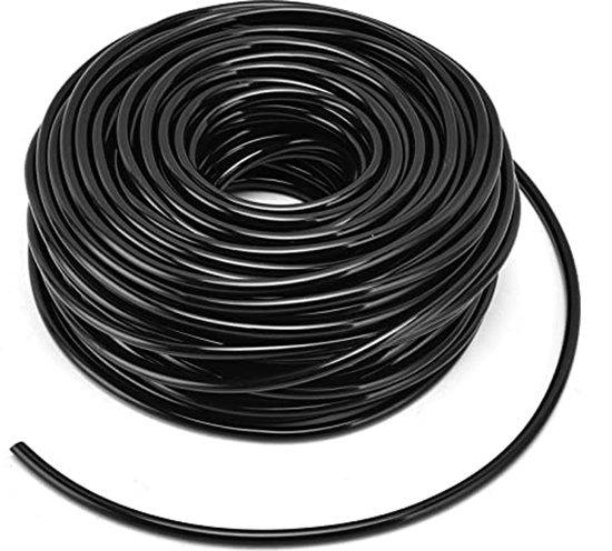 Irrigation Pipe, 50m/164ft 4/7 Drip Irrigation Tube Flexible Hose for Garden Flowerbed Lawn Agriculture