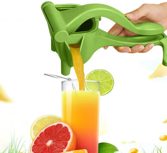 Janse® Fruitpers - Citruspers groen - Handpers - Juicer - Sinaasappelpers - Sap pers van Merkloos