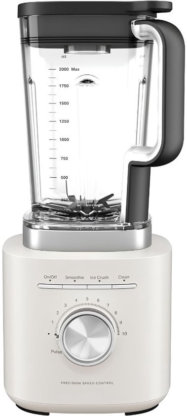 JCP® Blender - Krachtige Blender - Smoothieblender - Wit - 30cm x 26cm x 42cm