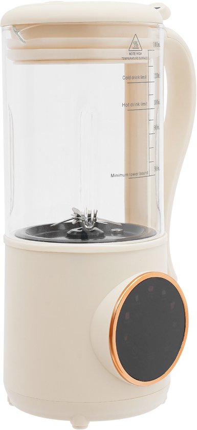 Jensaro Plantaardige Melkmaker 1,4L - Sojamelk Machine - Notenmelk - 16 Messen - Warme & Koude Bereiding - Zelfreinigend - Blender van Merkloos