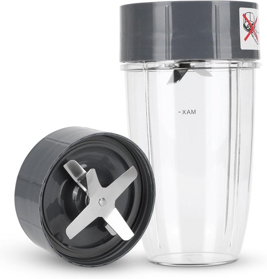 JGS Premium - Blenderbeker 24 OZ Met Vervangend Mes - Onderdelen Nutribullet 600W 900W van JGS
