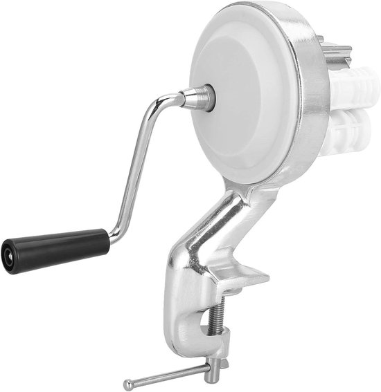 JGS Premium - Handmatige pastamachine voor verse macaroni - Roestvrij staal - Keuken accessoire met handmatige zwengel van Merkloos