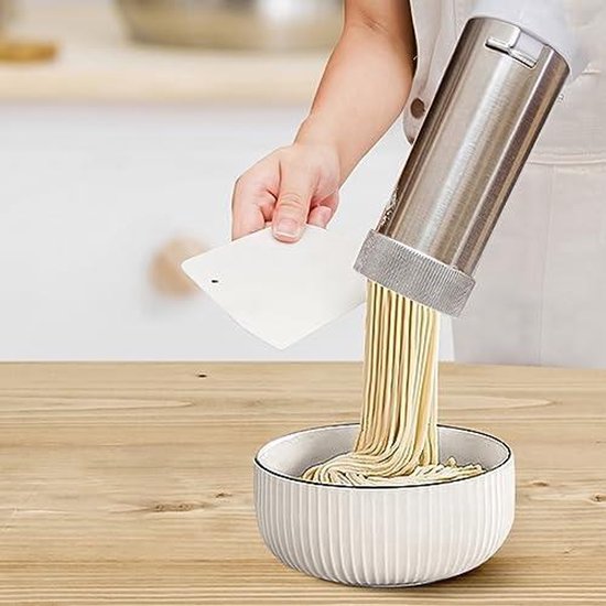 JHubers Goods - Elektrische Pasta Maker met 4 Pastavormen - Automatisch & Oplaadbaar van JHubers Goods