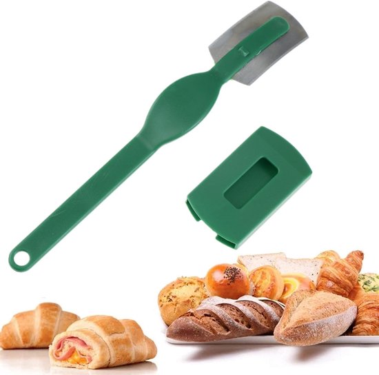 JHUBERS- Graveergereedschap Hoogwaardige Kwaliteit - Deeggereedschap - Koolstofstaal/Roestvrij Staal - Vast Lemmet - 15 x 2,5 x 1 cm - Duurzaam - Deegsnijder