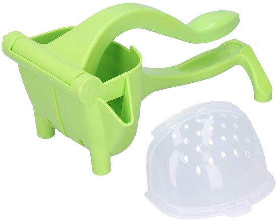 Jhubersproducts - Draagbare Handmatige Fruitpers - Vers Fruitpers - Handjuicer - Groen - Fruit Extractor - Gemakkelijk Vers Sap - Persen van Vruchten van Jhubersproducts