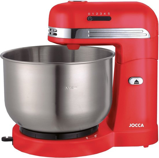 Jocca Bodegon - Keukenmachine - Keukenmixer - Keuken Machine - Mixer met Mengkom Keukenmachine - Mixer - Rood - 1586 van Jocca