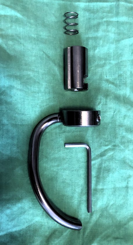 JP12AA , 12,75mm asdikte, in hoogte verstelbare deeghaak voor de KitchenAid Artisan, Classic, 5KSM125 t/m 5KSM195, Hobart K45, Kenwood Patissier, en nog veel meer andere machines.