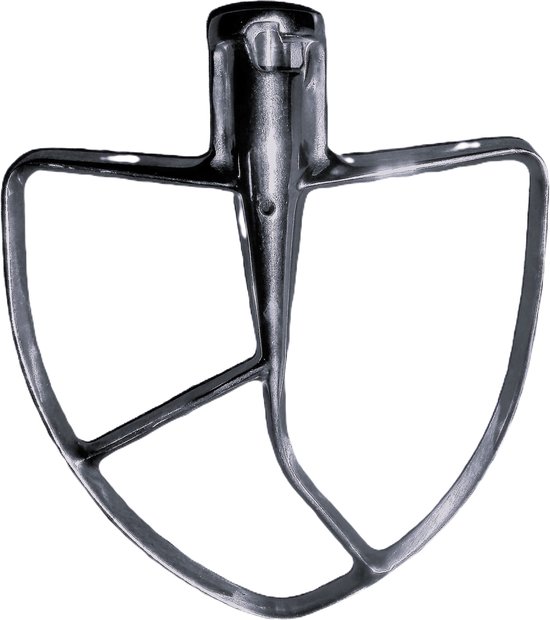 JP21A, RVS platte klopper W10376294 voor de Kitchenaid met lift en een 7 en 8 quart kom. van KitchenAid
