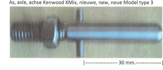 JP3 set spiraalkneedhaak voor Kenwood Chef en Kenwood kMIx van Kenwood