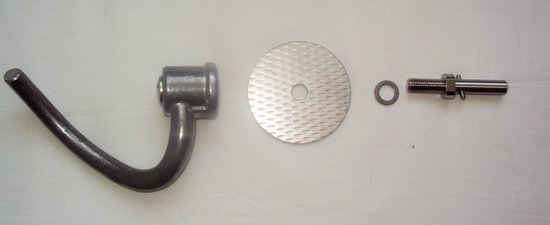 JP3 set spiraalkneedhaak voor Kenwood Chef, Kenwood kMIx, de Longhi DSM5. van Merkloos