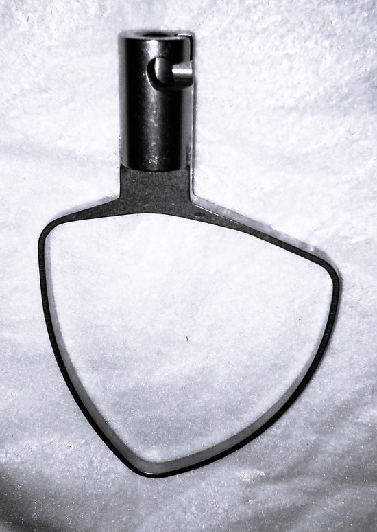 JP35A, RVS Pastry Knife voor de Kitchenaid met een lift en een 5 of 6 Quart kom zoals de 5KPM5,3K5, 4K5, 4KG25, 4KPD16, 4KSM50, 5K5, 5KPM50,5KSM5, 7K5, 9KSM5, K4SS, K5, KDM5, KG25H, KP50, KPM5, KSM5, KSMC50