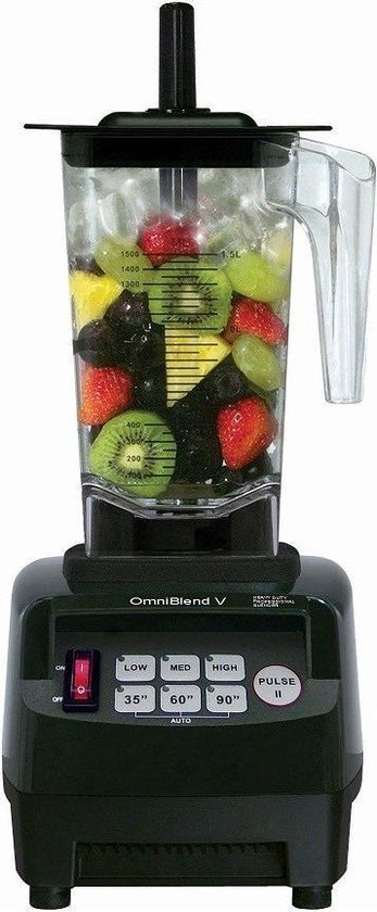 JTC OMNIBLEND High speed blender TM-800 2.0 L Zwart van JTC