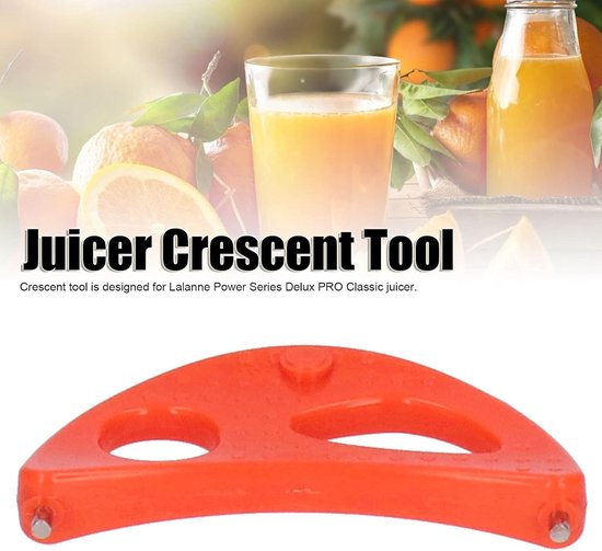 Juicer Accessoires voor Power Juicers, Compatibel met Delux PRO en Classic Modellen, Rvs Citruspers Onderdelen in Oranje
