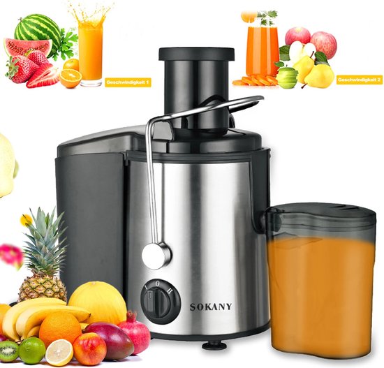 Juicer machine - Elektrische mixer - Elektrische persmachine - Mixer - Fruit mixer - 800W - van Merkloos