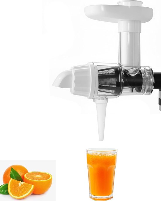 Juicer Mount voor Keukenmachine - Afneembare Juicer Accessoire met Reinigingsborstel voor Huishoudelijk Gebruik en Eenvoudige Installatie van Merkloos