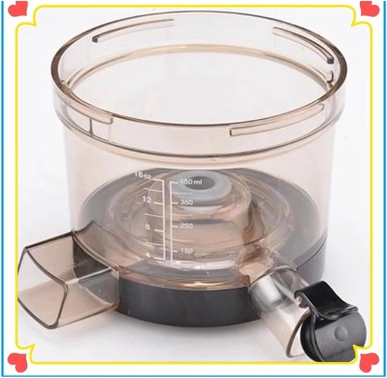 Juicer Onderdeel - Sapcentrifuge Cup - Sap Extraheren - Verbetert Sapopbrengst - 1 Stuk - Transparant